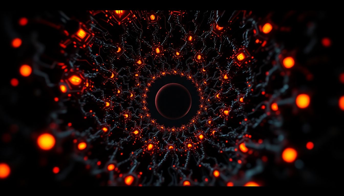 IA ultracompacta abstracta